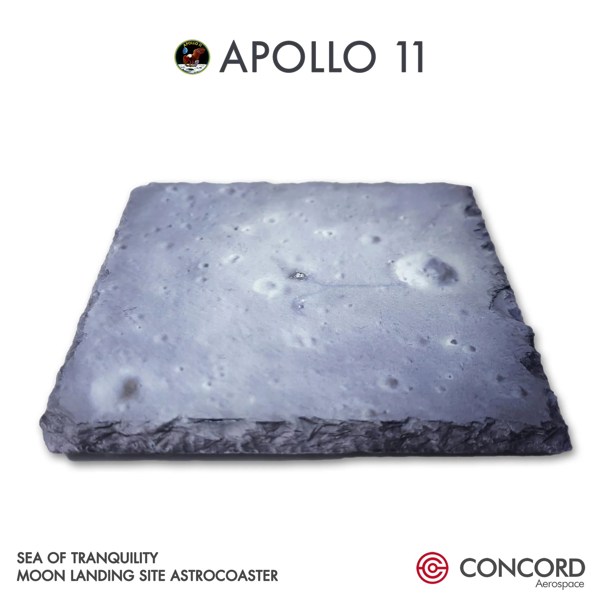APOLLO 11 - SEA OF TRANQUILITY - LANDING SITE SLATE ASTROCOASTER - Image 3