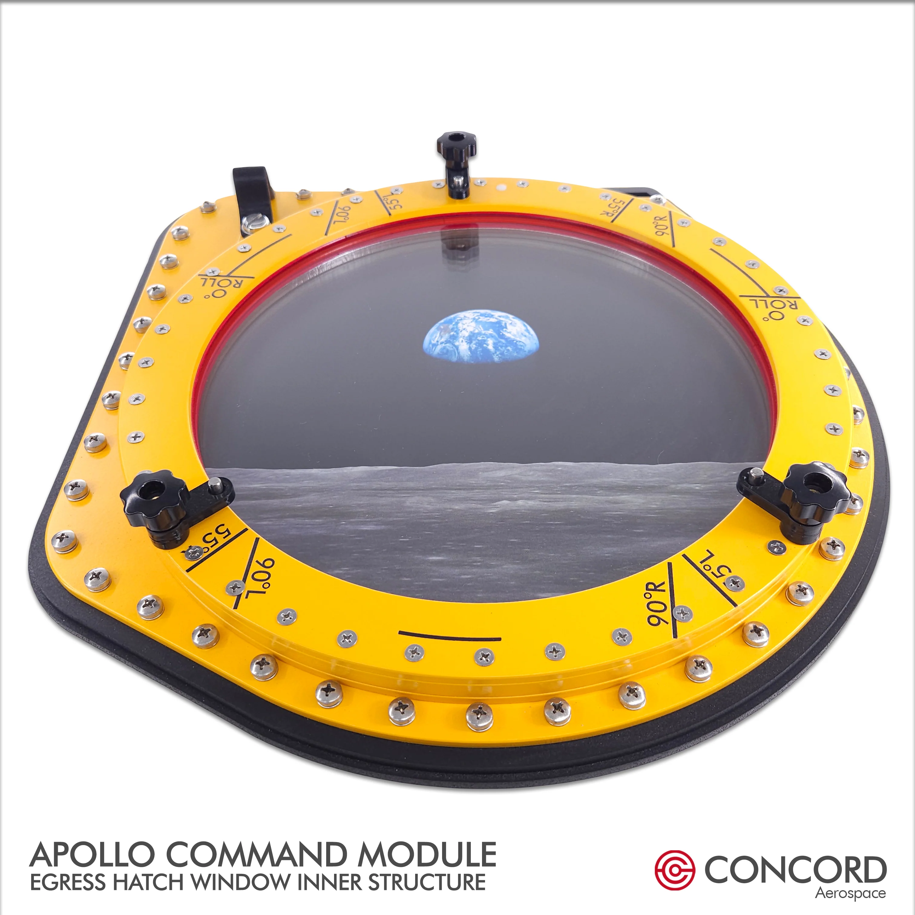 APOLLO COMMAND MODULE HATCH WINDOW - INNER STRUCTURE FRAME - Image 13