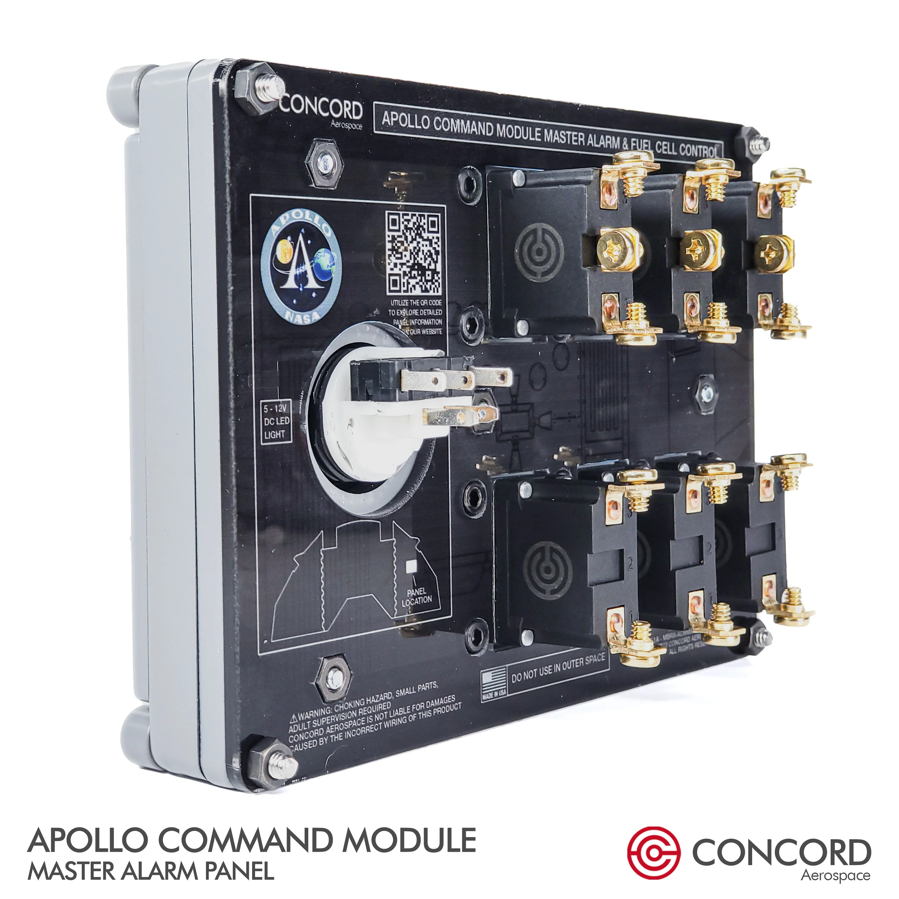 APOLLO COMMAND MODULE MASTER ALARM PANEL - Image 12