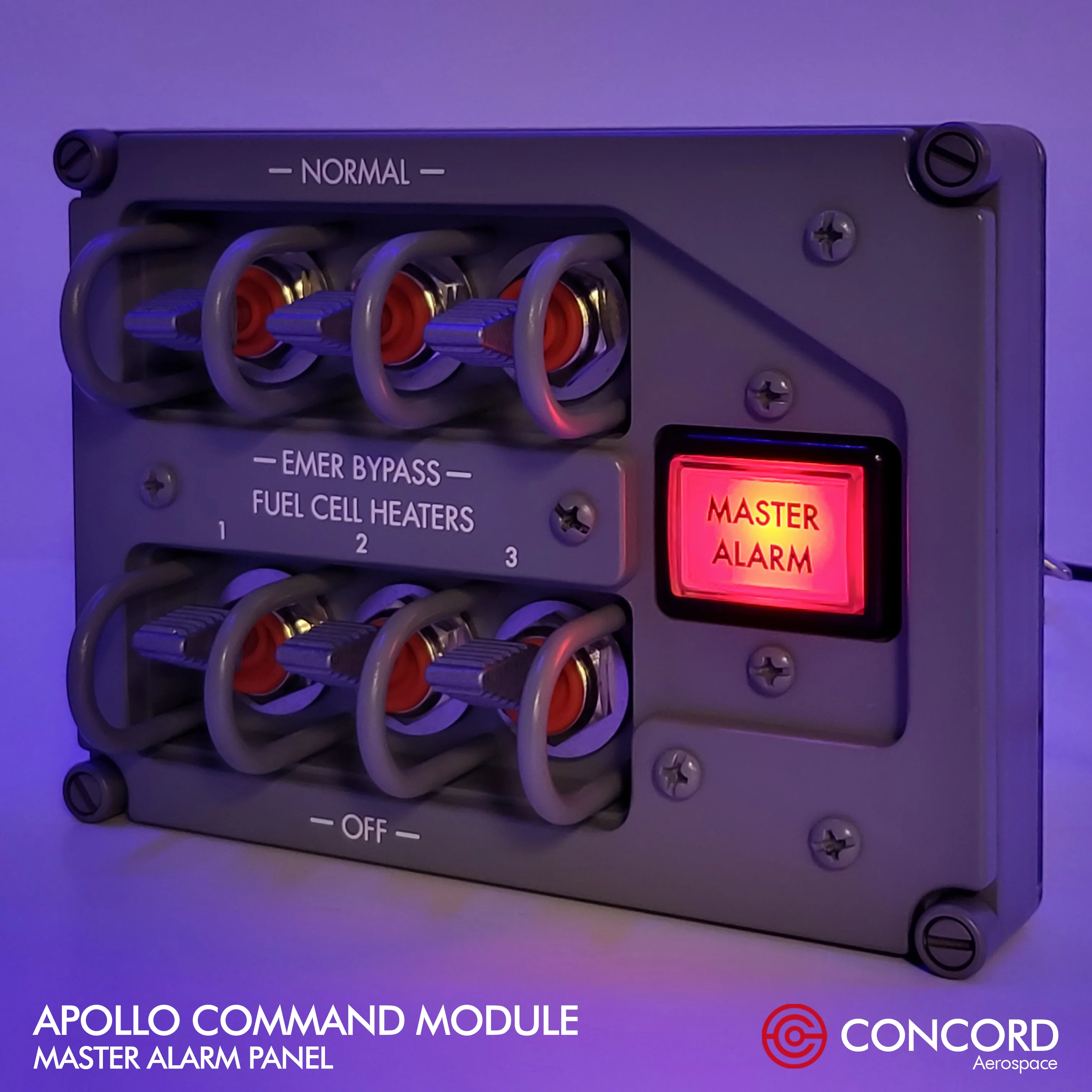 APOLLO COMMAND MODULE MASTER ALARM PANEL - Image 4