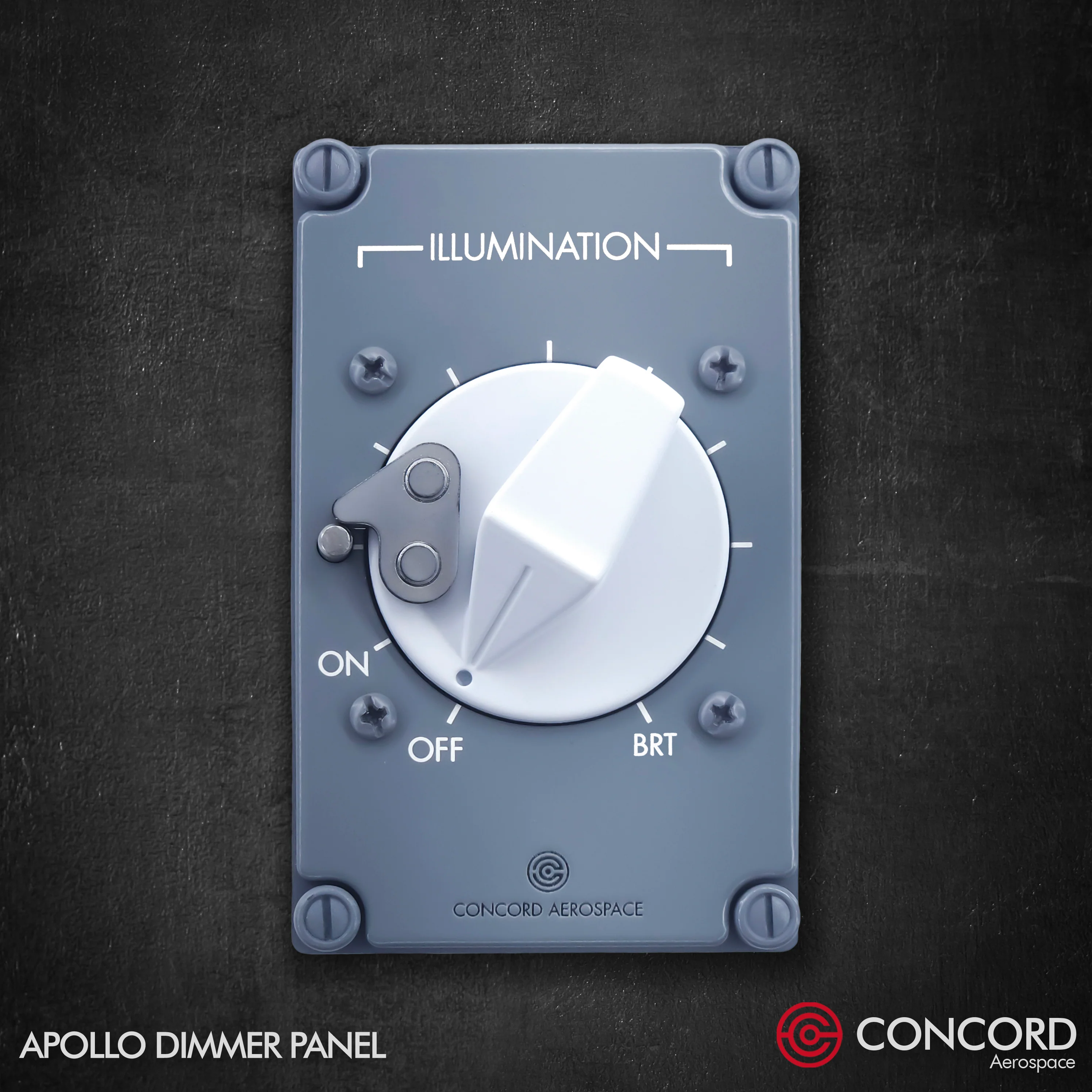 APOLLO ROTARY ON/OFF + DIMMER LIGHT CONTROL PANEL (120V US) - Image 2