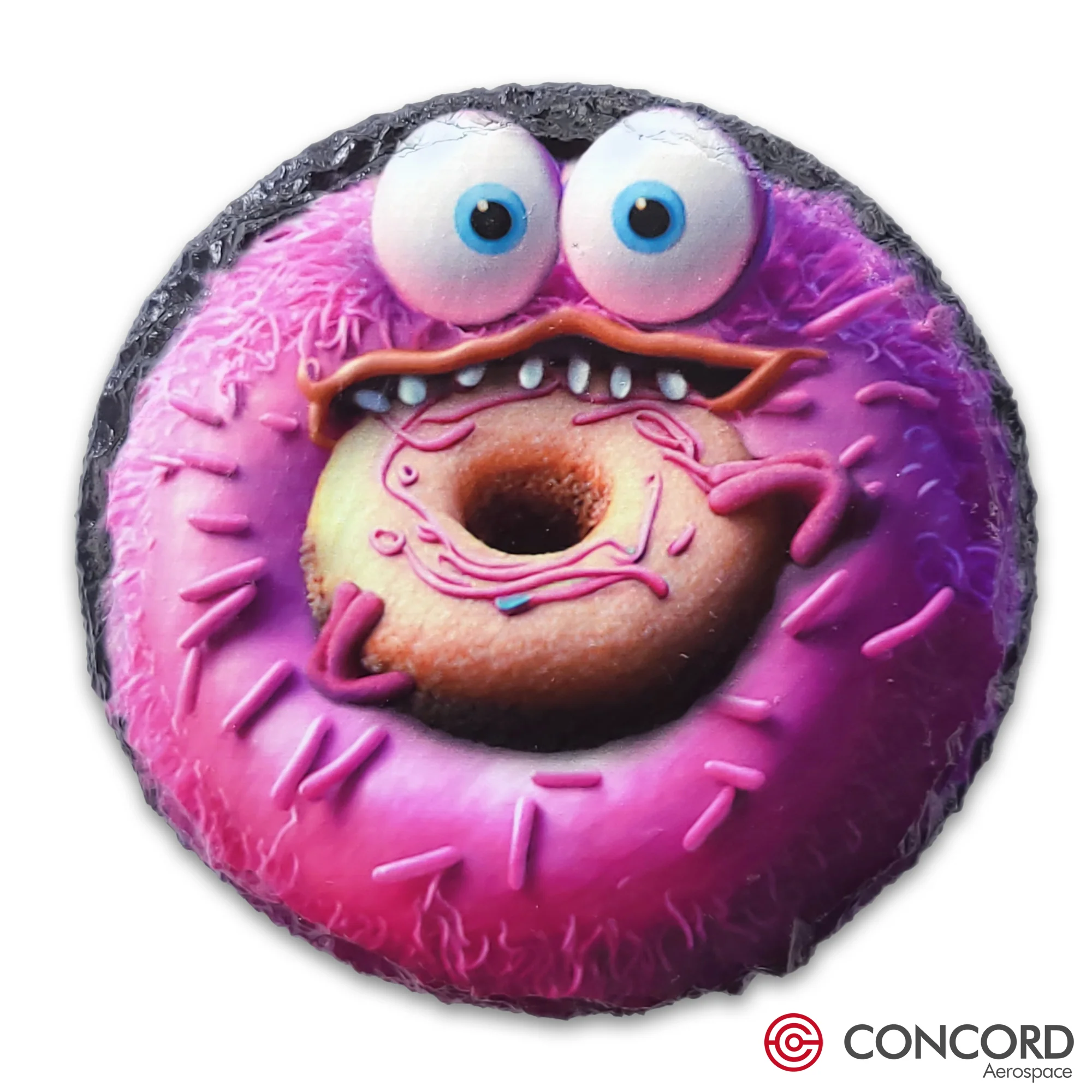 FIZZLEPLOP DOUGHNUT ALIEN - SLATE COASTER - Image 3