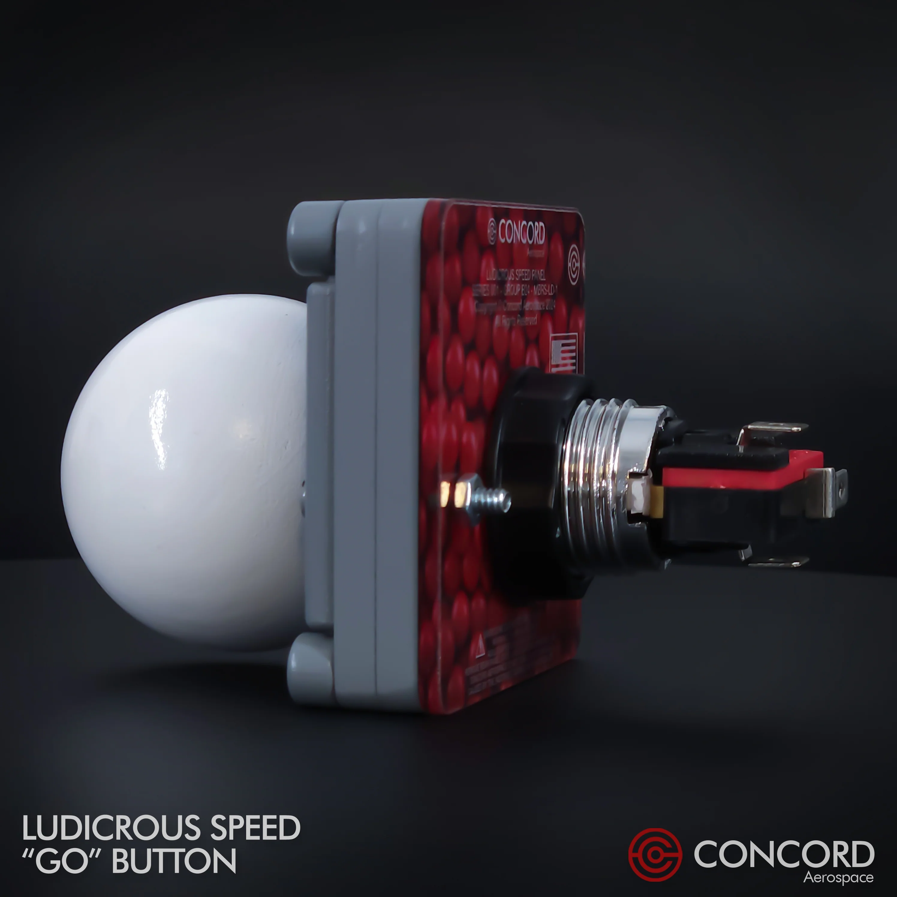 LUDICROUS SPEED "THE BALL" BUTTON PANEL - Image 7