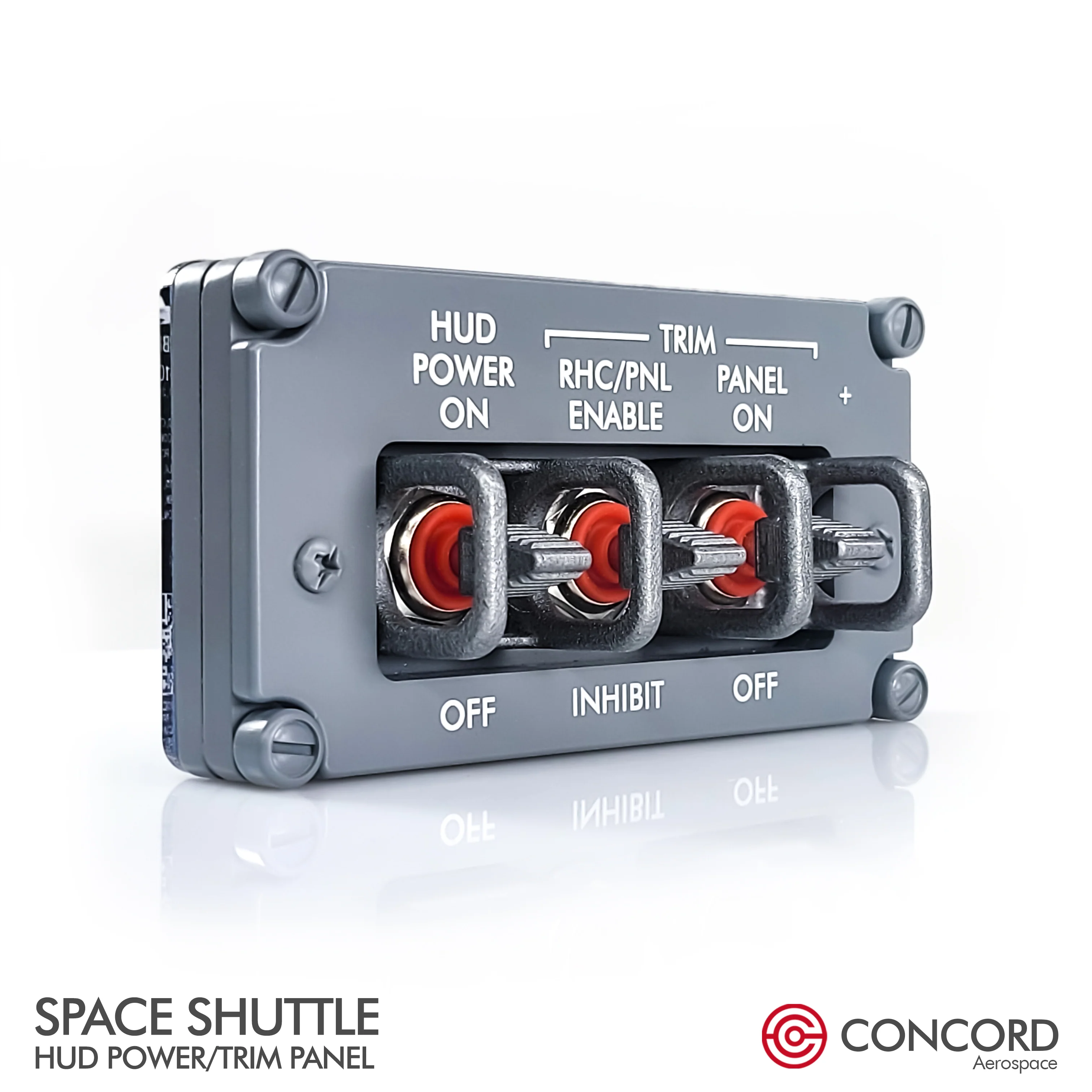 SPACE SHUTTLE FLIGHTDECK PANEL - HUD POWER / TRIM - Image 3