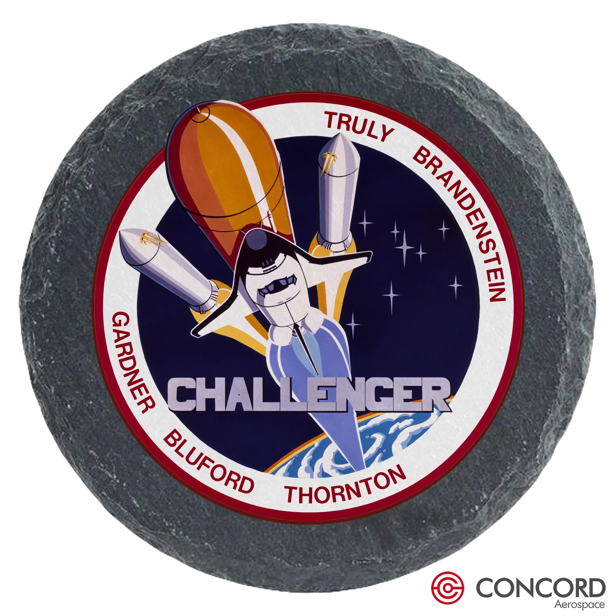 STS - 8 SPACE SHUTTLE - SLATE COASTER - Image 3