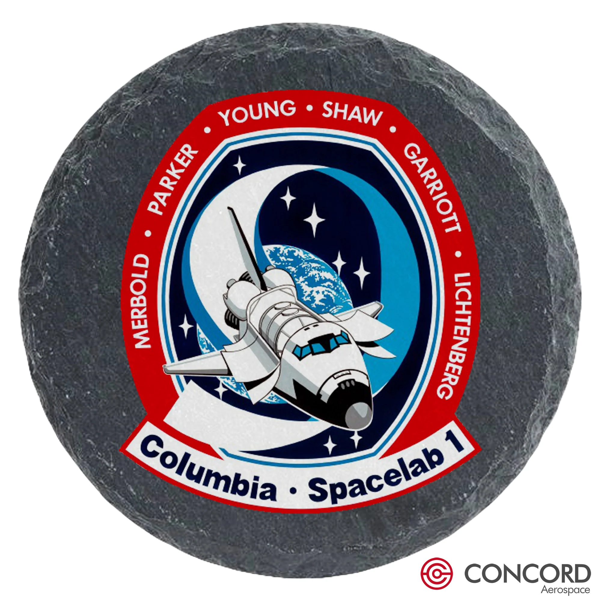 STS - 9 SPACE SHUTTLE - SLATE COASTER - Image 3